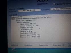 Zapalila sie kontrolka check engine i samochód stracil moc