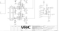 Schemat elektryczny złącza J5 i J3 układu FAAC 748 z opisanymi komponentami