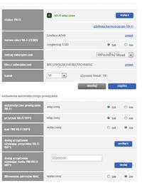 Nie moge sie polaczyc z wifi, przez kabel idzie normalnie.