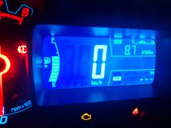 Chevrolet Aveo 2014 - brak wyświetlania przebiegu, tylko kreski