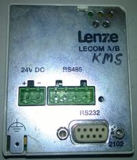 LENZE Motec 8200 - schemat kabla do podłączenia modułu LECOM A/B EMF2102IBCV001