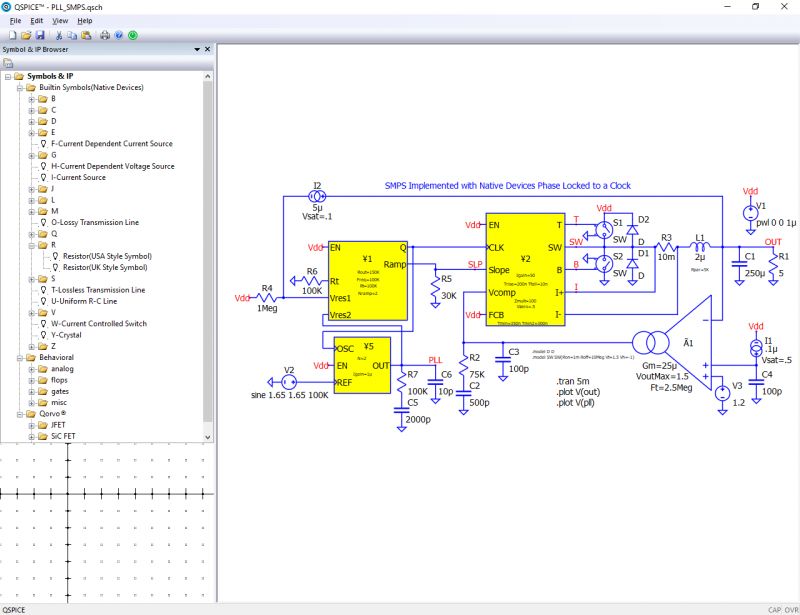 QSPICE: Nowy symulator układów elektronicznych - część 1