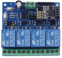 ESP8266 ESP-01 WIFI module with 4 Relays: How do I find the IP and port and get the module up and ru