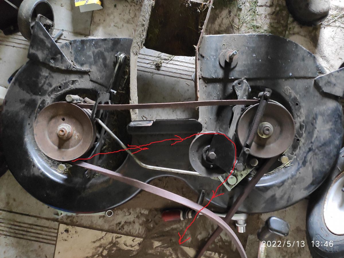 Master Cut 92 155 Keilriemen Mähwerk Wechseln www.elektroda.pl