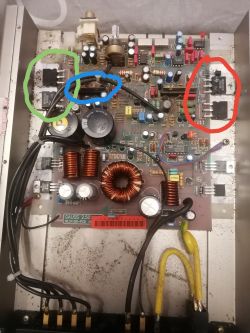 Gauss GCA 5029 - Wzmacniacz samochodowy - grzeje się układ PC1270H...