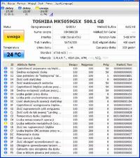 HDD USB LG HXD5 500GB - system nie czyta jednej partycji