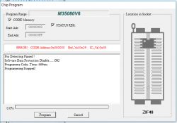Odczyt pamięci M35080 z użyciem konwertera usb/rs232