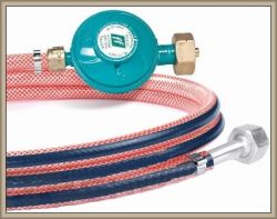 HILLMANN AWG010 - Wąż do gazu z reduktorem - wskaźnik nieszczelności układu