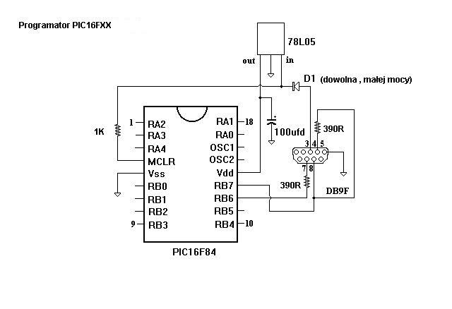 Najprostszy sposób na zaprogramowanie PIC16F677 w DIP20.