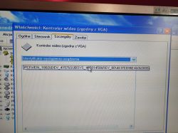 Ekran komputera w menedżerze urządzeń pokazujący właściwości kontrolera wideo.