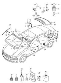 audi A8 4.2 l.Włącznik świateł