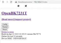 Wymiana T102_V1.1/WR2 (RTL8710AF) na WB2S (BK7231T) w przekaźniku smart Wymiana T102_V1.1/WR2 (RTL8710AF) na WB2S (BK7231T) w przekaźniku smart