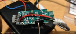 LED controller with integrated circuit and connected wires.