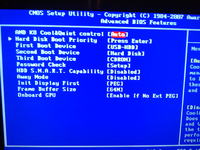 Disk boot failure, insert system disk and press enter