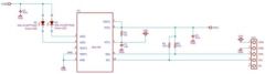 Circuit Diagram of BH1790GLC Heart Rate Sensor Circuit diagram of the BH1790GLC heart rate sensor with green LEDs.
