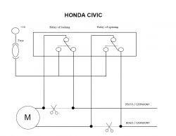 zamek centralny civic 2001 - jak zastapic oryginalna centralke na uniwesalna , g
