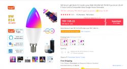 Tuya E14 Lamp RGB+CW+WW - 9w [Belon BL2028N] (BK7231N)