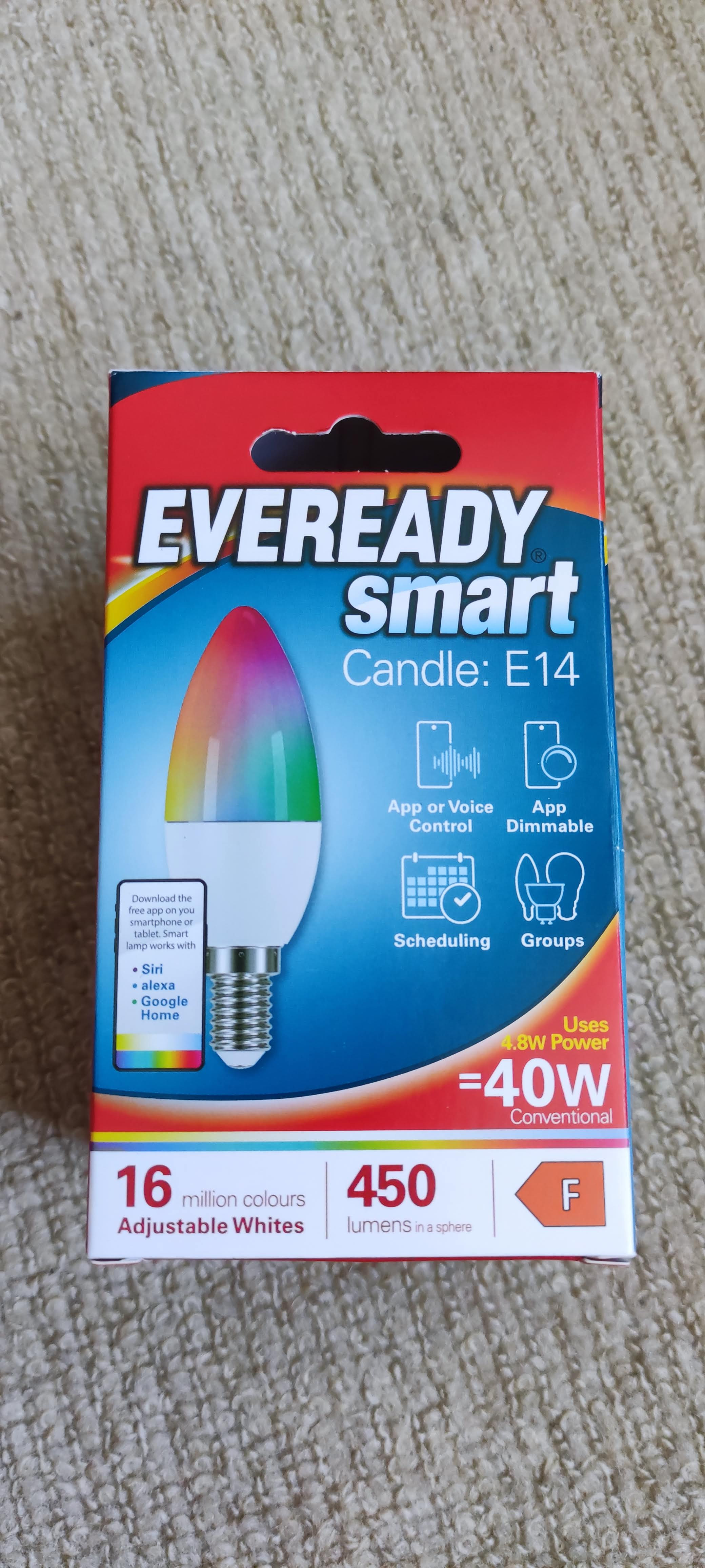 Freeing Eveready Poundland UK RGBCCT GU10 LED Bulb From Cloud [BK7231N