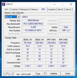 Konfiguracja Dual Channel na GA-Z97-HD3 z G.Skill TridentX DDR3