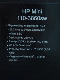 HP Mini - Nie chce się włączyc, wiatraczek kreci