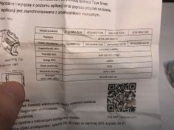 ATLO-SW1-TUYA Module Leaflet with Technical Specifications Installation manual of the ATLO-SW1-TUYA relay module with a technical specifications table and dimension diagram.