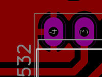 KiCad - Jak ustawić odstęp pad'a od pola masowego i szerokość łączników?