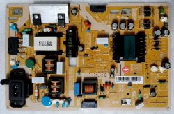 Close-up of power supply board model BN44-00872B.