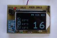 Panel zdalny do odczytu temperatur Panel zdalny do odczytu temperatur