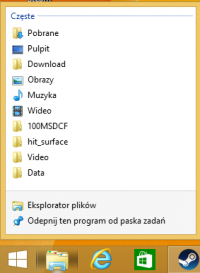 Windows 8.1 - Jak usunąć zakładkę ,,Częste" z eksploratora plików?