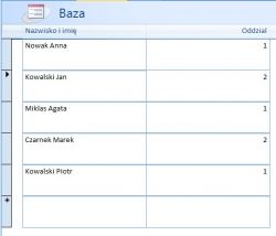 Ms Access uzupełnianie powtarzającej się listy w podformularzu