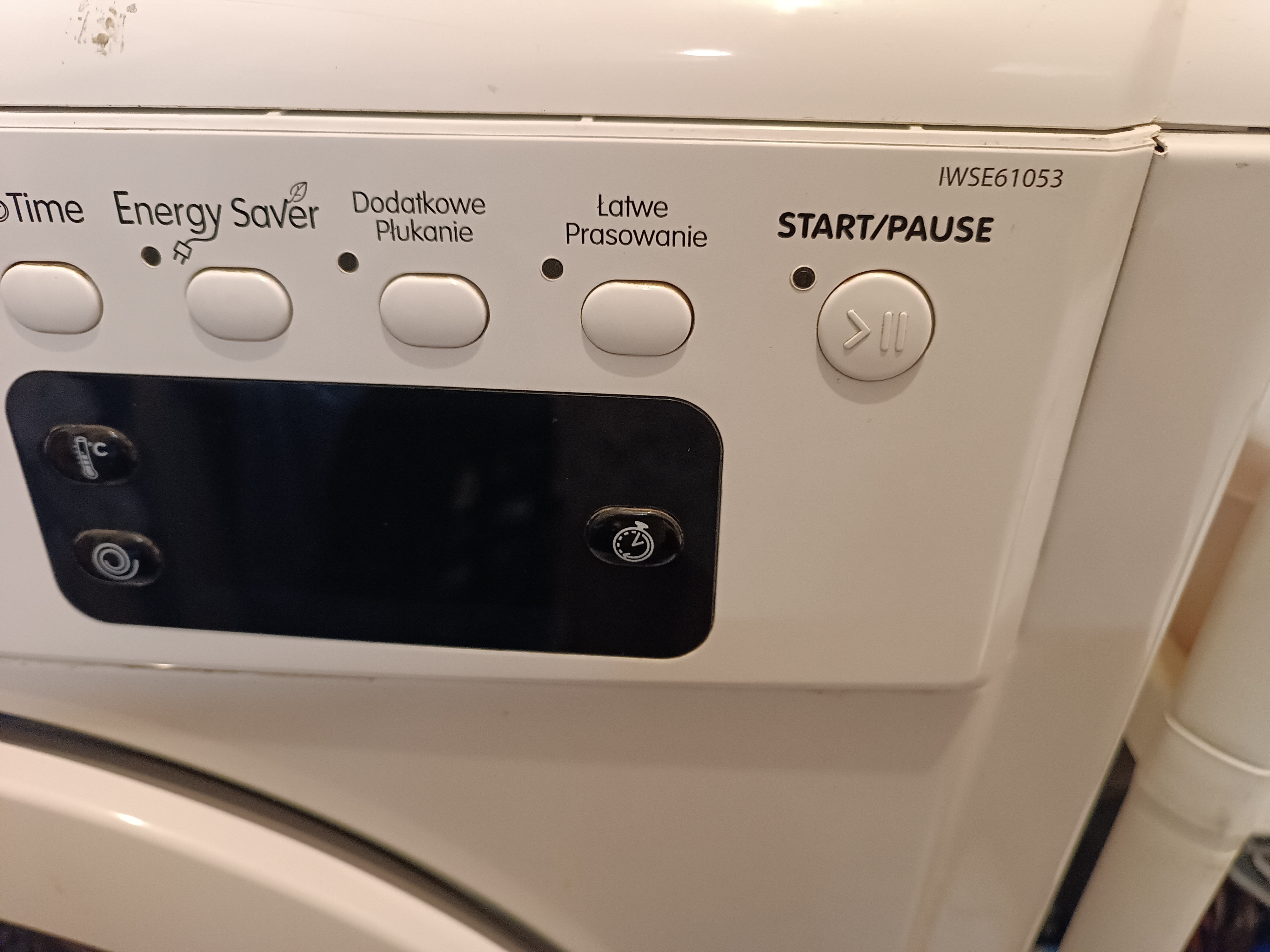 Indesit IWSE61053 - pralka, bęben stoi, nie obraca się
