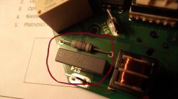 Płyta ceramiczna Amica PH6400- Nie działa zwarty kondensator 10uF/400V