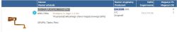 Elastyczna taśma LCD QAL1046-001 do podzespołu uchylnego wyświetlacza JVC