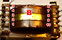 Transformator UNITRA ZATRA TS 120/19 - podłączenie wyprowadzeń - jak?