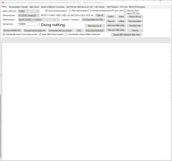 Screenshot of BK7231 Easy UART Flasher with COM52 selected and status “Doing nothing..”