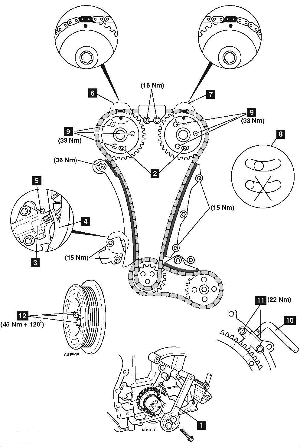 Szukam]Schemat Łańcucha Rozrządu Fiat Ducato 2.2 Hdi Multijet 2008