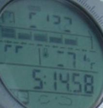 Zegarek atech navigator nie wyświetla kilku elementów na lcd