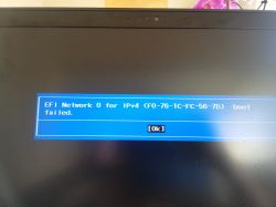 Lenovo Y50-70, błąd EFI Network 0 for IPv4 (F0-76-1C-FC-56-7D) boot failed Lenovo Y50-70, błąd EFI Network 0 for IPv4 (F0-76-1C-FC-56-7D) boot failed
