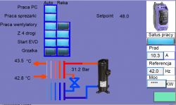 Pompa ciepła powietrze/woda 18kW do grzania CO i COUW-uruchomiona
