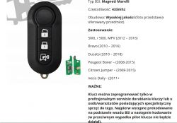 Fiat Ducato 2016 - Problem z zaprogramowaniem 2 kluczyka