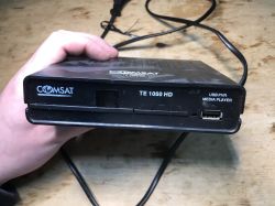 Interior of the Comsat TE 1050 HD tuner, firmware ripping, Flash memory partition format