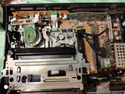 Panasonic NV-SD407 - Błąd F03, kaseta została w napędzie