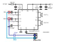 vw RNS510 R - wyjscie High-input montaż car audio Tiguan