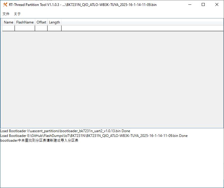 Beken Flash Dump Partition Info Extraction with RT-Threads Partition Tool - Development Thoughts? Beken Flash Dump Partition Info Extraction with RT-Threads Partition Tool - Development Thoughts?