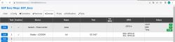 Screenshot of the ESP Easy Mega interface with the Devices tab showing a list of tasks and devices.