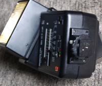 Olympus D-450 - nie działa z zewnętrzną lampą Reuve c35s