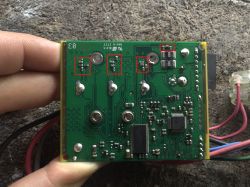 Husqvarna 120i - poszukuję wartości elementów na pcb
