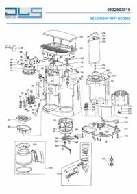 DeLonghi BCO255 - Rozerwany wężyk do spieniacza mleka