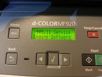 OLIVETTI D-COLOR MF920 - 905.11 service engine software