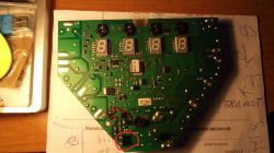 Płyta ceramiczna Amica PH6400- Nie działa zwarty kondensator 10uF/400V